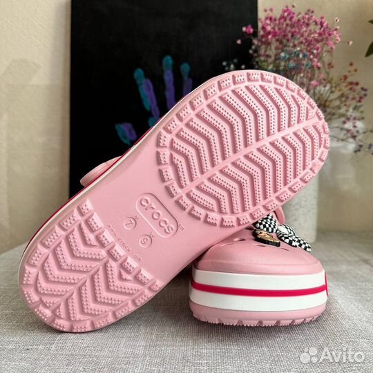 Оригинальные Crocs розовые