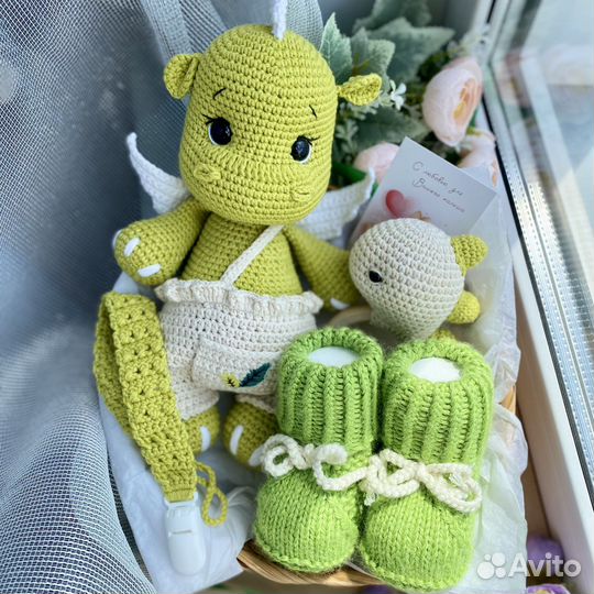 Вязанные игрушки-символ 2024 года