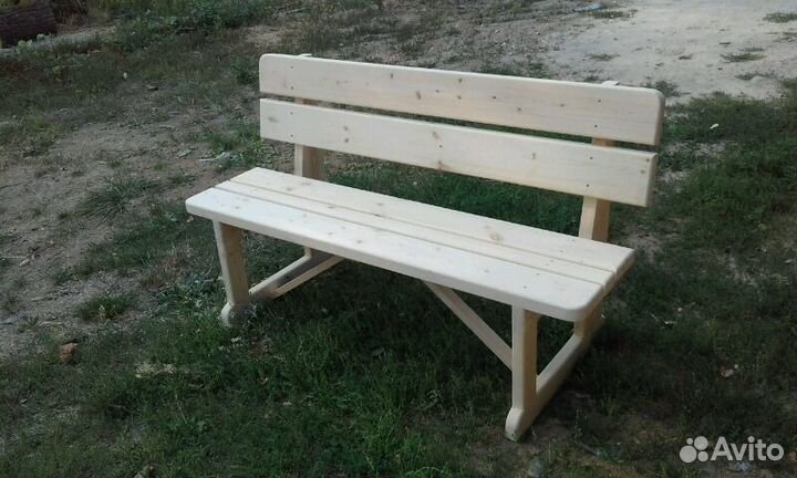 Столы и лавки деревянные