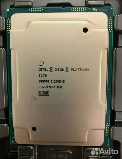 Xeon Platinum 8276 28 ядер 2.2-3.7Ghz 40mb 165w