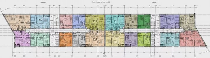 3-к. квартира, 67 м², 3/15 эт.