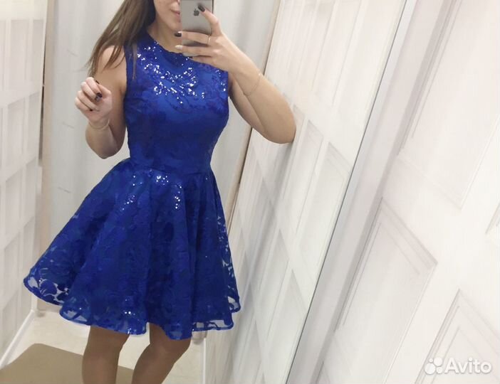 Платье золотой песок 42