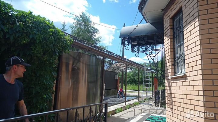 Арочный навес для авто