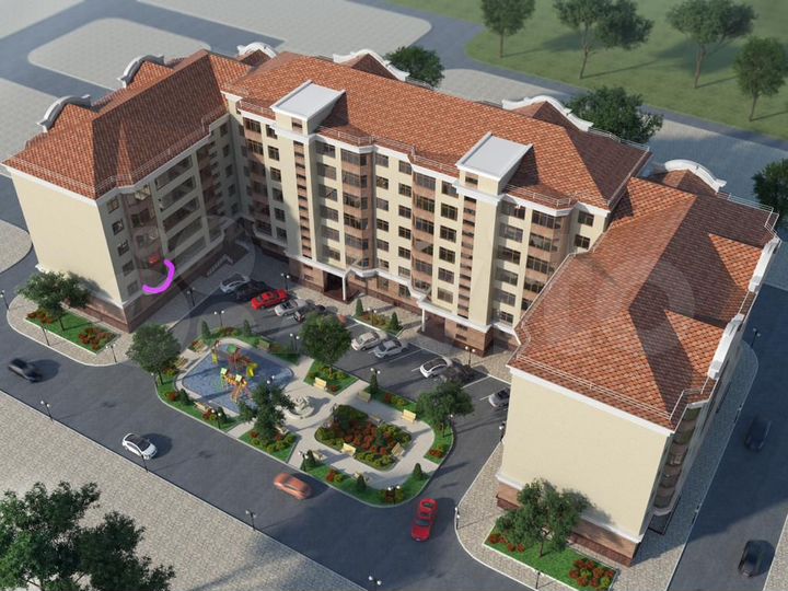 1-к. квартира, 56 м², 1/7 эт.