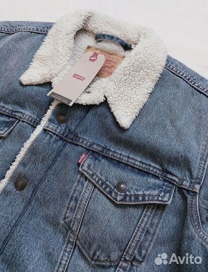 Levis Sherpa L новая джинсовка оригинал