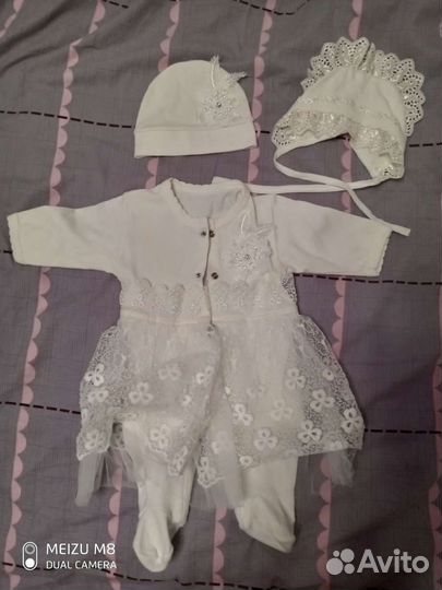 Комплект на выписку для девочки