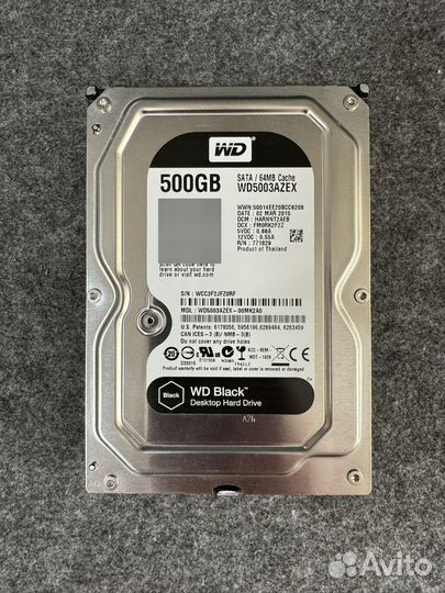 Жесткий диск WD Black 500Gb