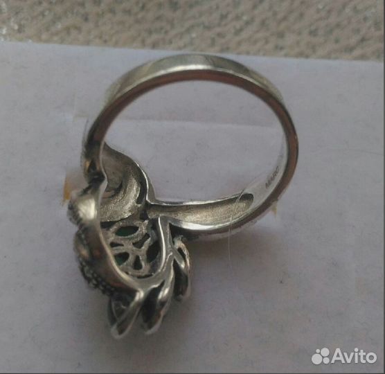 Серебряное кольцо, 18 и 19 размер