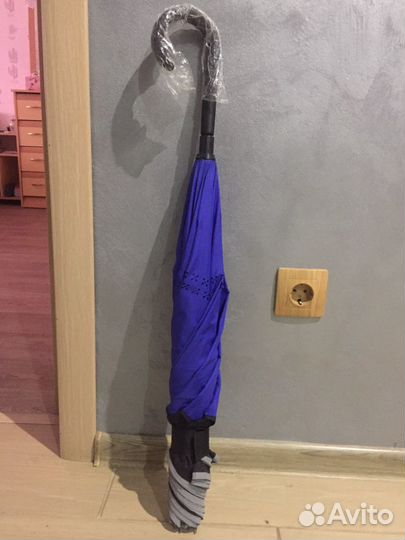 Зонт-трость полуавтомат