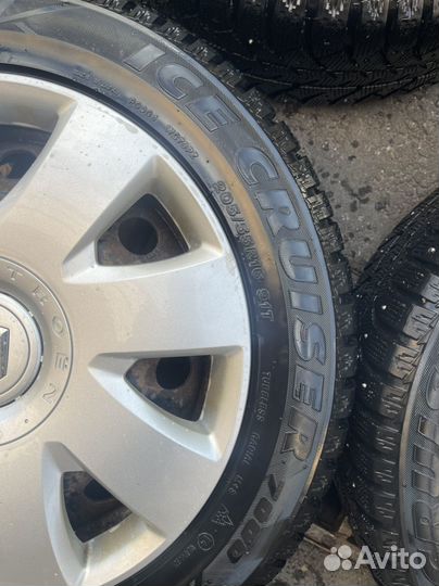 Колеса в сборе bridgestone ice cruiser 205/55r16