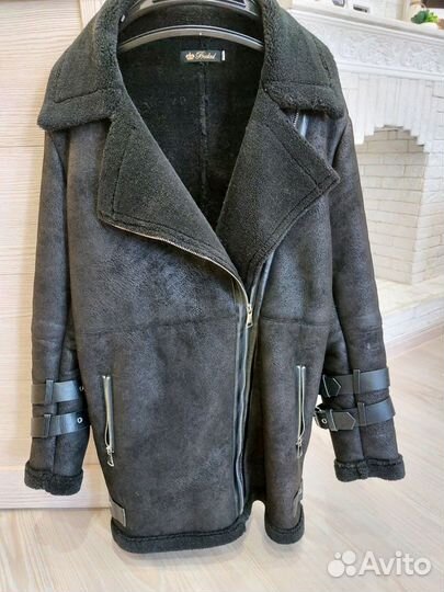 Дубленка авиатор женская