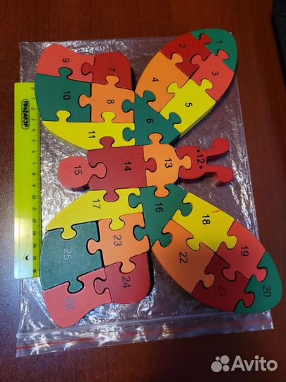 Деревянный 3D пазл 