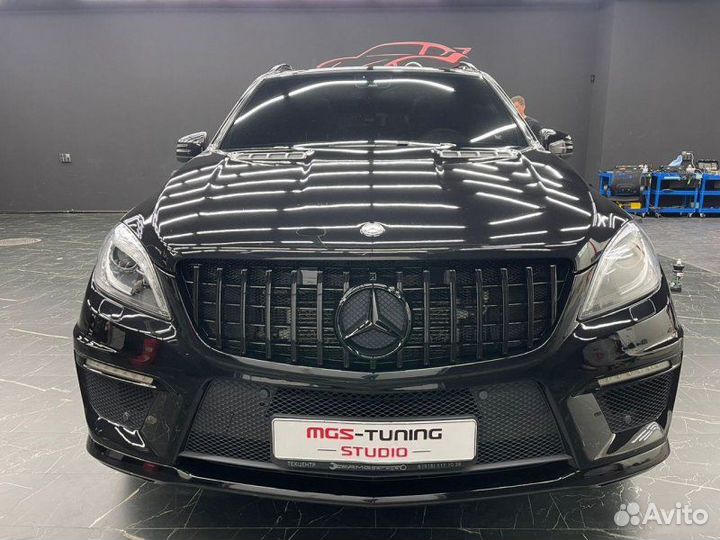 Решетка GT style black Mercedes ML-class W166