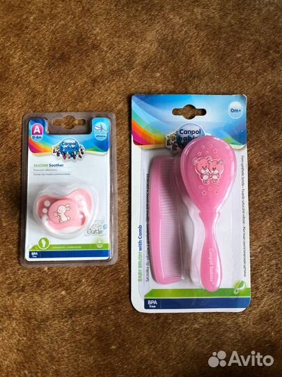 Расческа, Пустышка, соска детская Canpol Babies