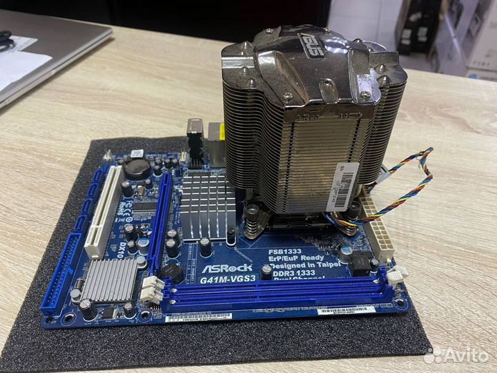 Материнская плата с процессором lga 775