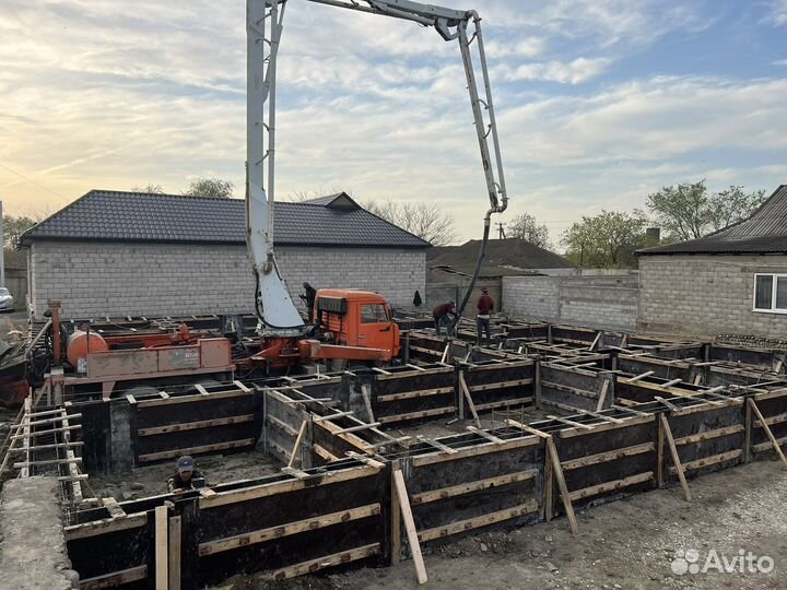 Услуги автобетононасоса
