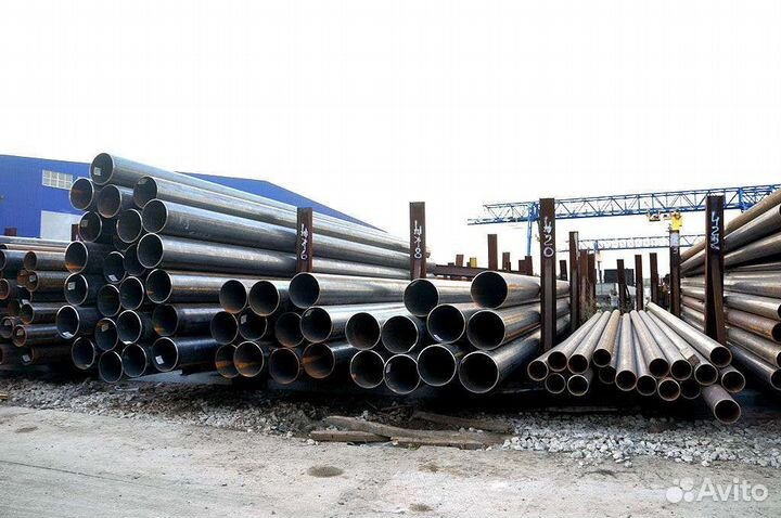 Труба на столбы для забора 76х3 новая