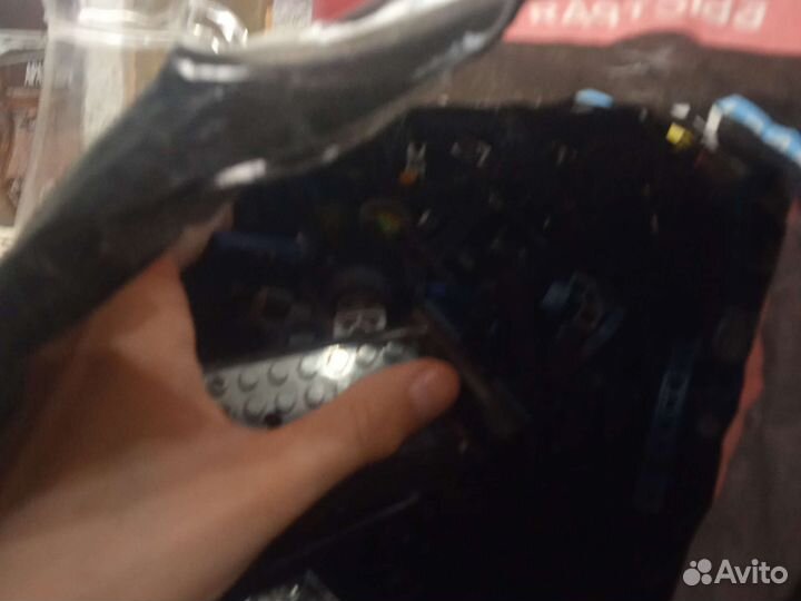 Мешок лего чёрного цвета