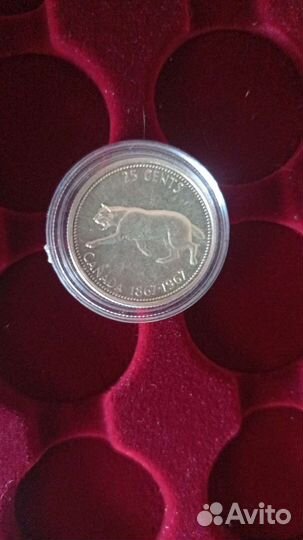 Монеты 1967 г Канада 100 лет конфедерации