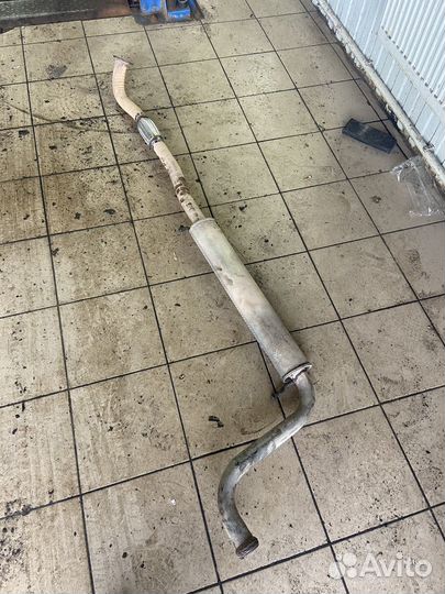 Средняя часть глушителя priora