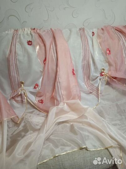 Тюль с ламбрикеном