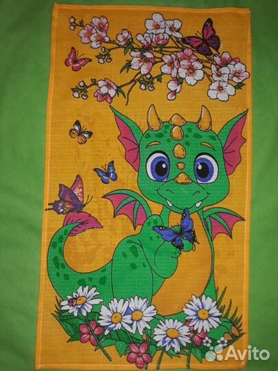 Полотенце кухонное с дракончиком