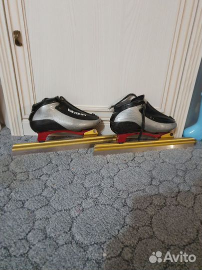 Коньки конькобежные клапы