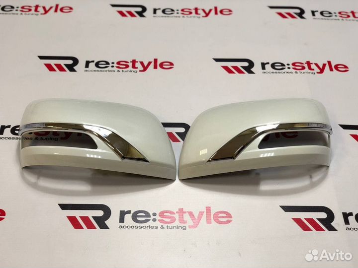 Накладки на зеркало Toyota Land Cruiser 200 12-20г