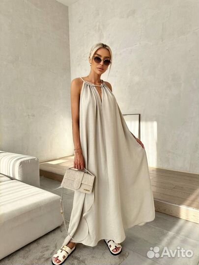 Льняное платье Zimmermann 2 цвета