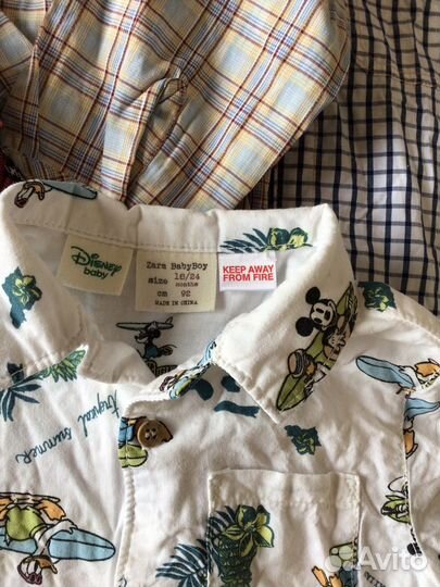 Рубашки для мальчика пакетом 86—98