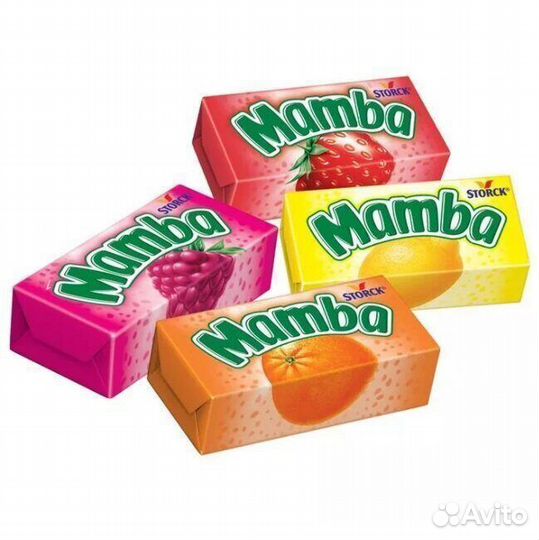 Жевательные конфеты Mamba Ассорти 26,5 г