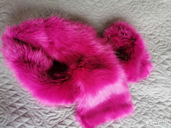 Меховой шарф