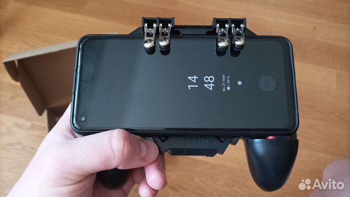 Геймпад для телефона, 4 стика, вентилятор 1200mah