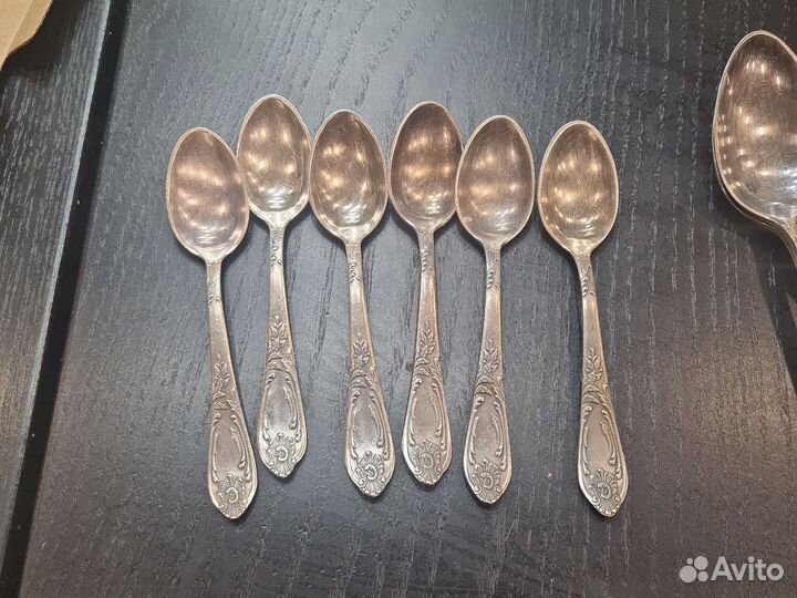 Набор столовых приборов мельхиор СССР