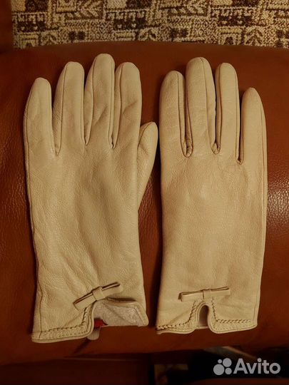 Перчатки натуральная кожа и вязаные