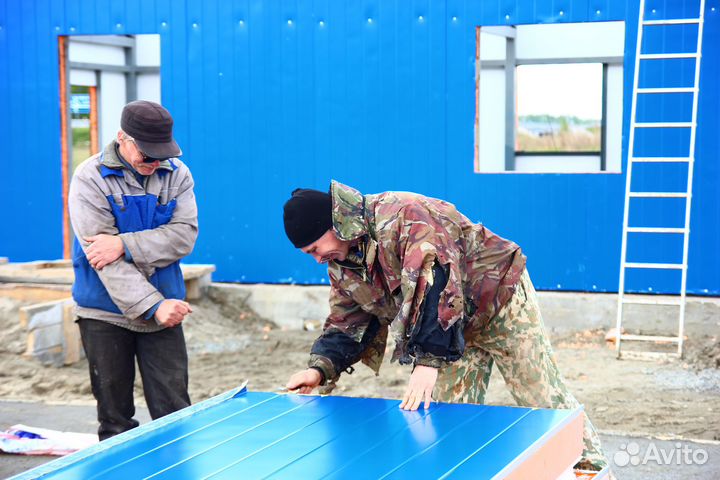 Сэндвич панели для быстровозводимых зданий