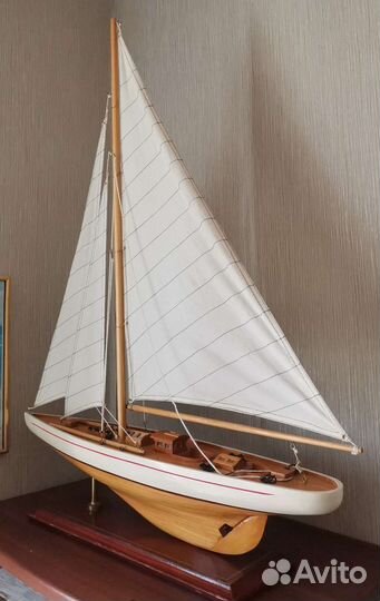 Макет яхты 63см75см