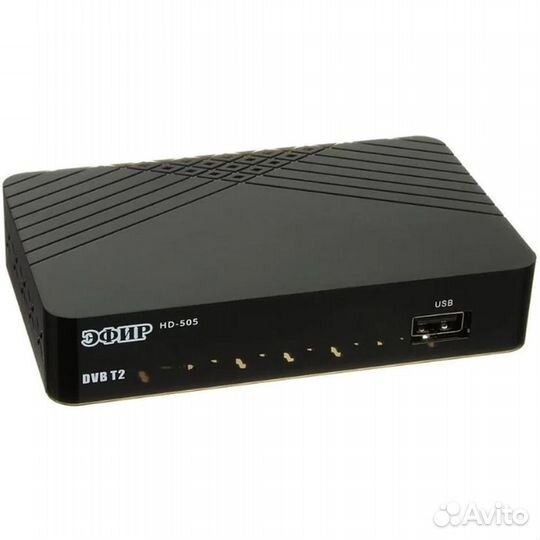Ресивер Сигнал Эфир HD-505 черный DVB-T2 #304806