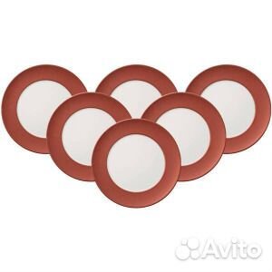 Тарелки для гурманов manufacture glow, набор из 6