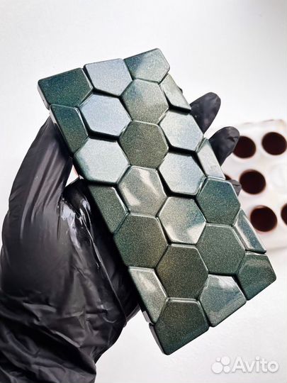 Форма поликарбонатная для шоколада Плитка Соты