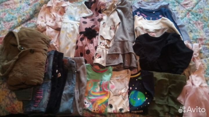 Одежда для девочки пакетом 98