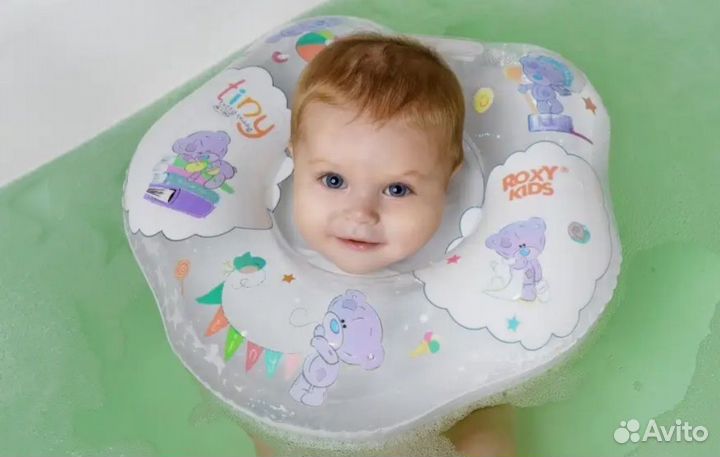 Надувной круг на шею,для купания