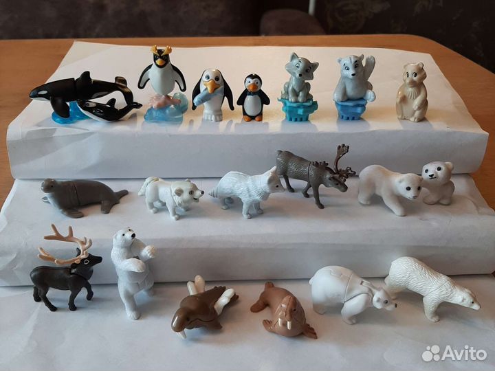 Игрушки из киндер сюрприза животные