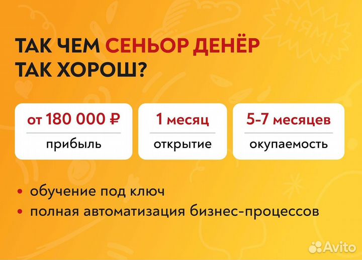 Франшиза сети быстрого питания Сеньор Денёр