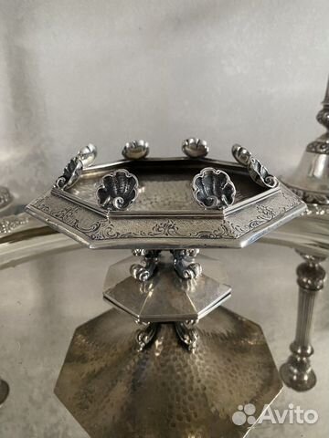 Старинная серебряная икорница купить в Москве | Хобби и отдых | Авито