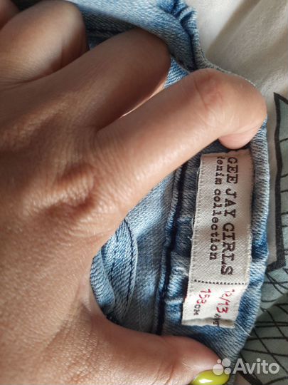 Джинсовый комбинезон для девочки