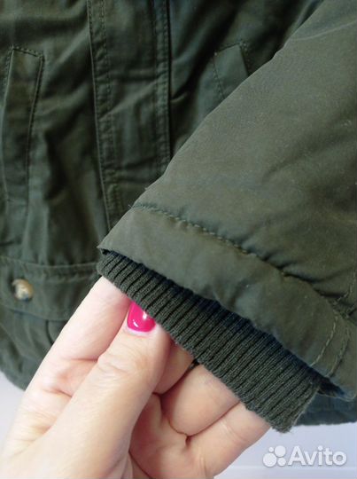 Куртка- парка осенняя для девочки 12-18 мес, 86 р