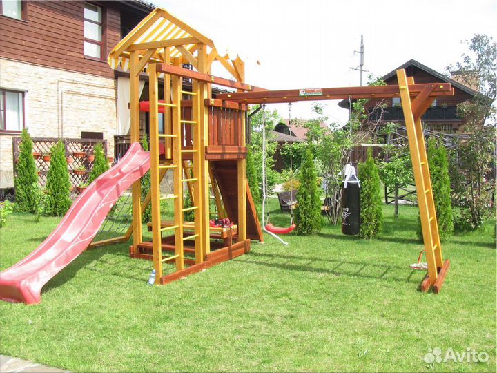 Детская площадка с гарантией 12 месяцев