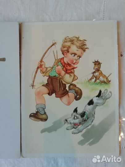 Немецкие открытки, 40-50х годов. Винтаж