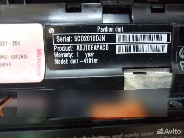 Нетбук HP Pavilion dm1